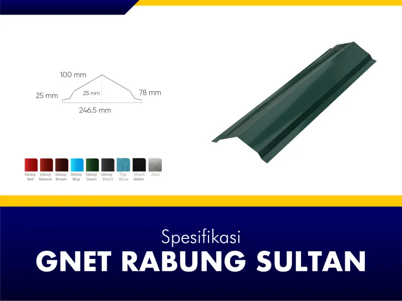 GNET Rabung Sultan Spesifikasi