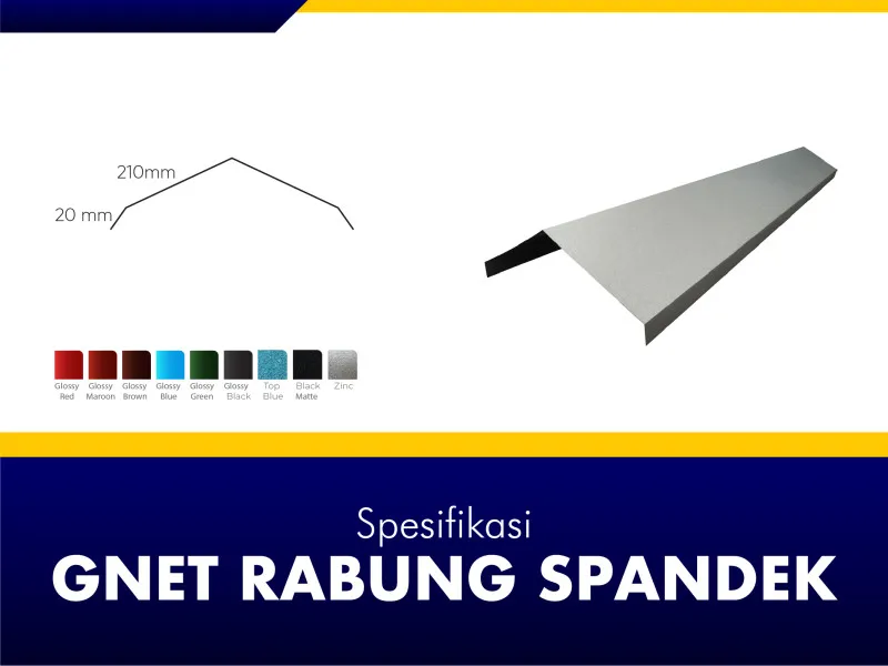 GNET Rabung Spandek Spesifikasi
