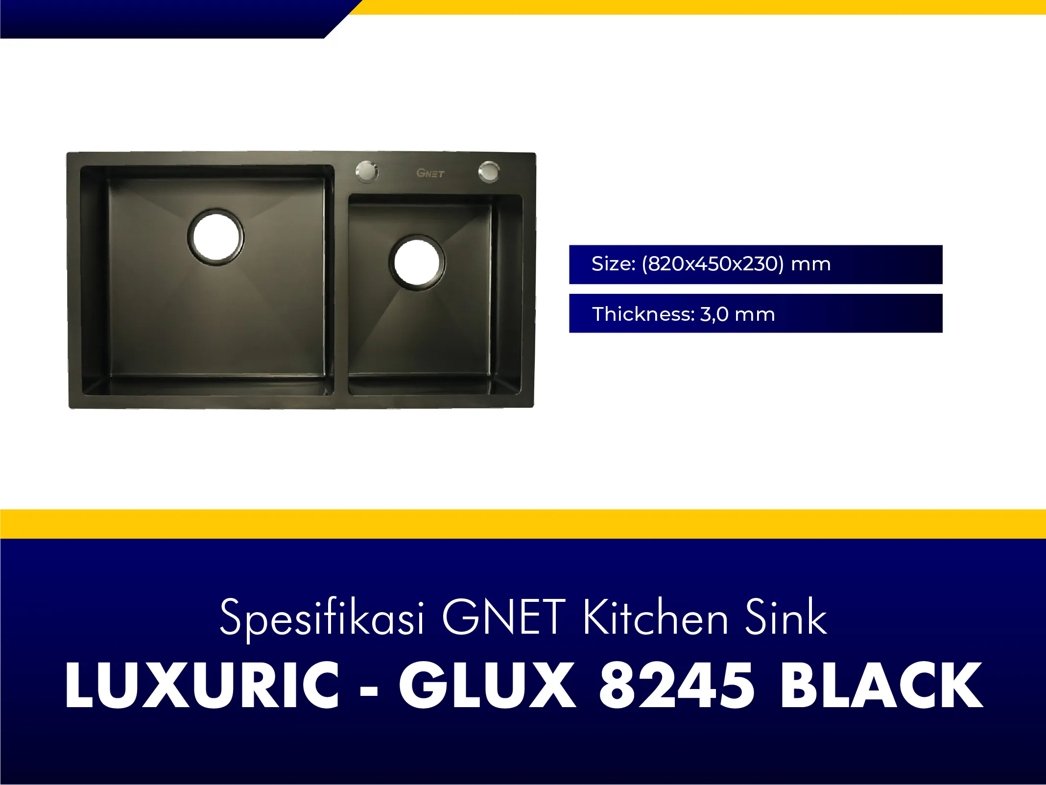 Kitchen Sink Luxuric Spesifikasi