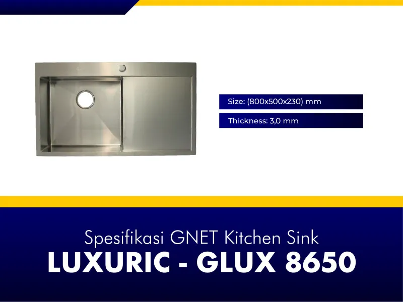 GNET Kitchen Sink Luxuric Spesifikasi