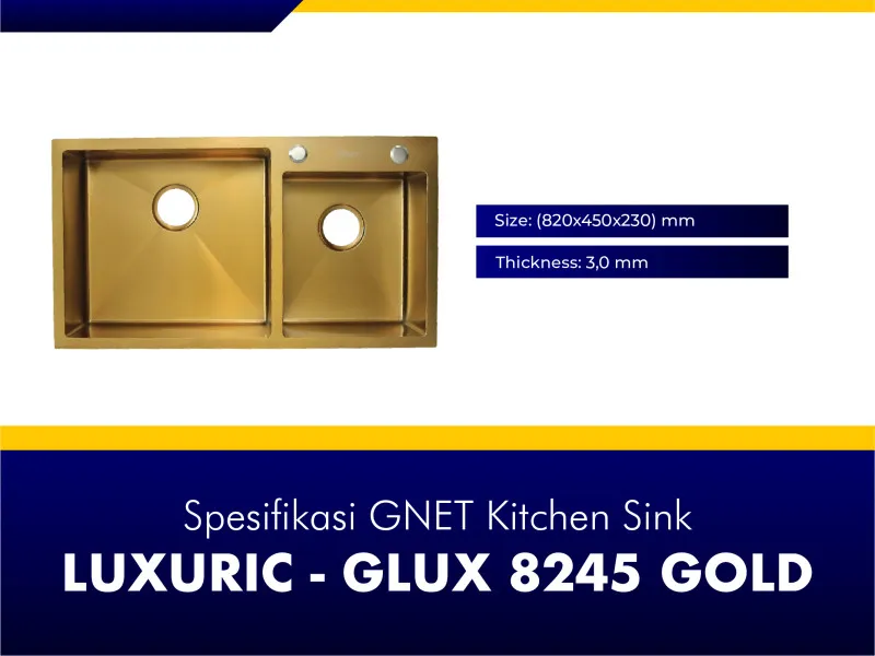 GNET Kitchen Sink Luxuric Spesifikasi