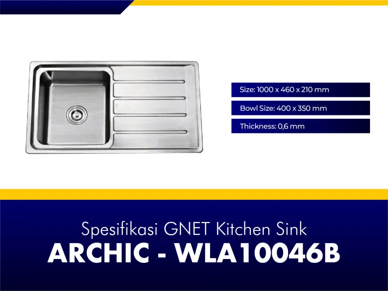 GNET Kitchen Sink Archic Spesifikasi