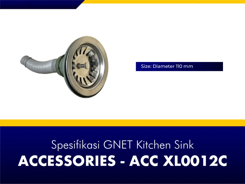 GNET Kitchen Sink Aksesoris Spesifikasi