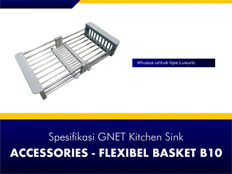GNET Kitchen Sink Aksesoris Spesifikasi
