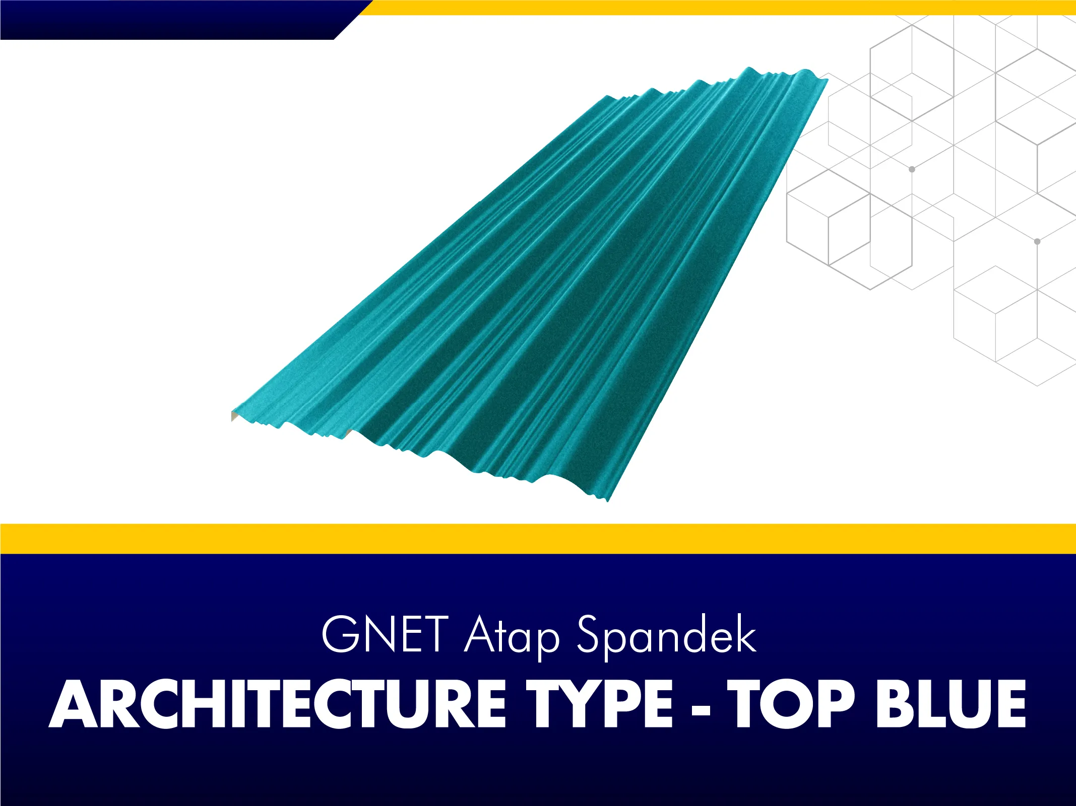 FRAME PRODUCT 2_GNET ROOF DECK - ARCHITECTURE TYPE TOP BLUE