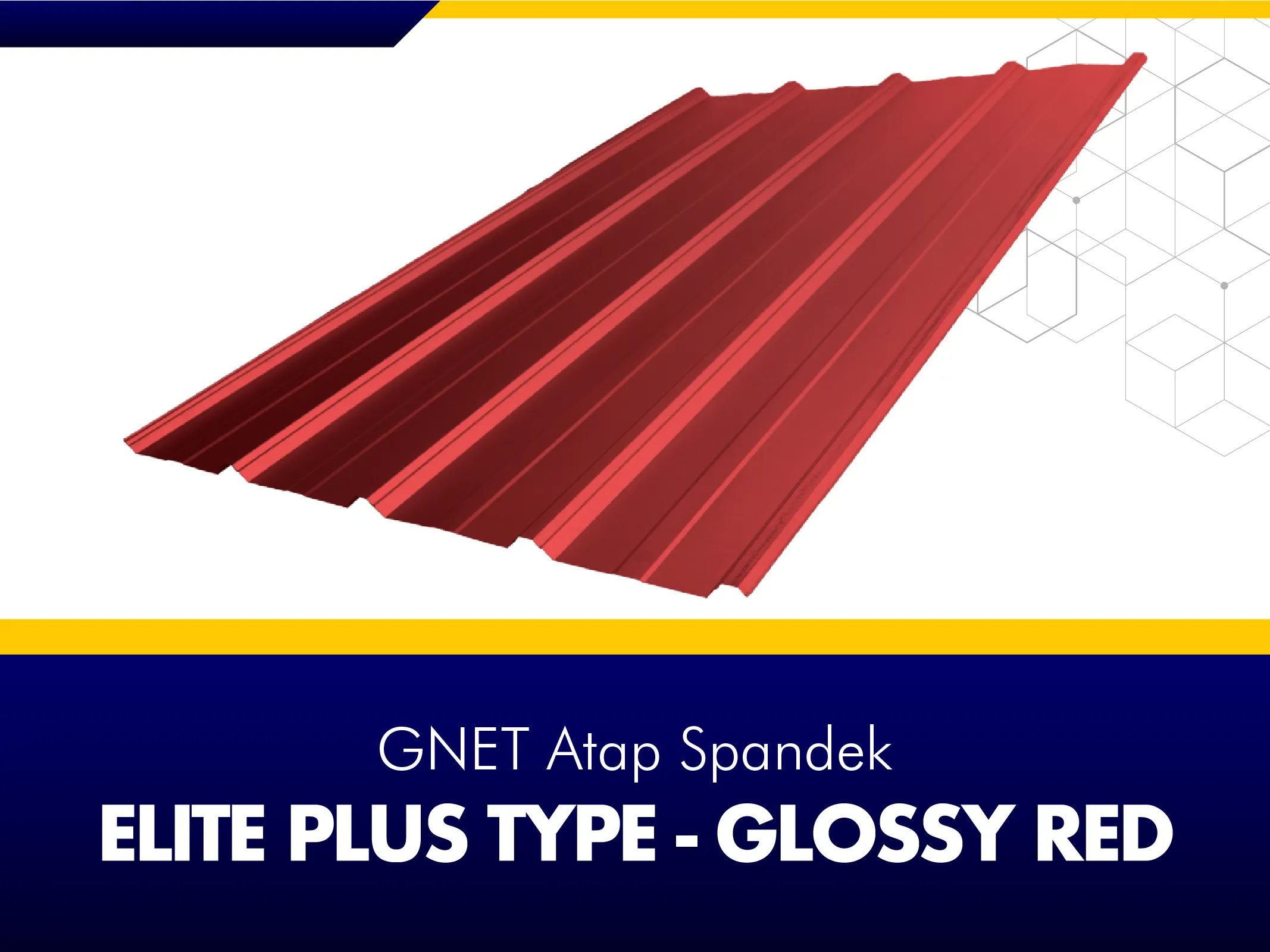 FRAME PRODUCT 2_GNET ROOF DECK - ELITE PLUS TYPE RED
