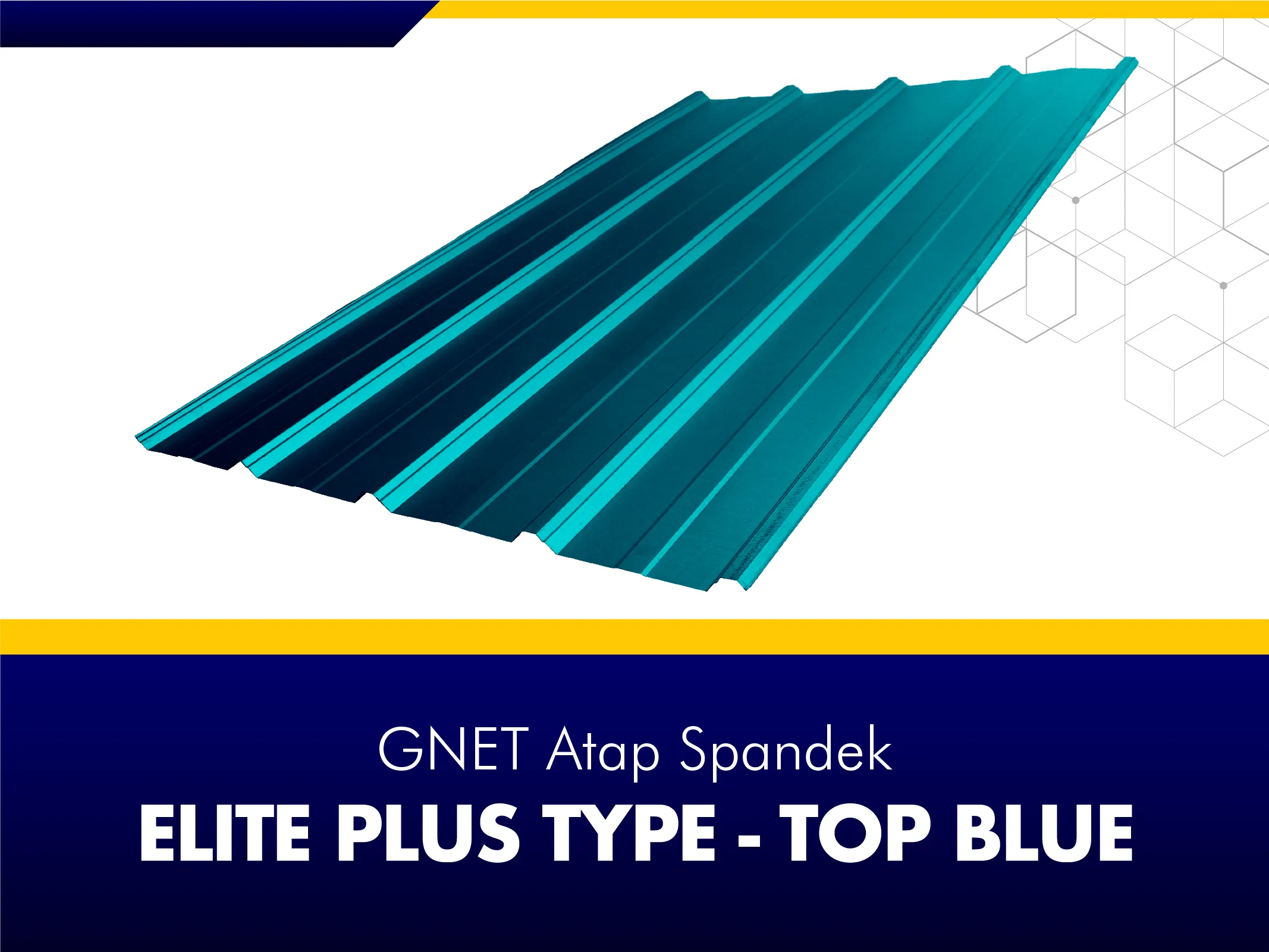 FRAME PRODUCT 2_GNET ROOF DECK - ELITE PLUS TYPE TOP BLUE