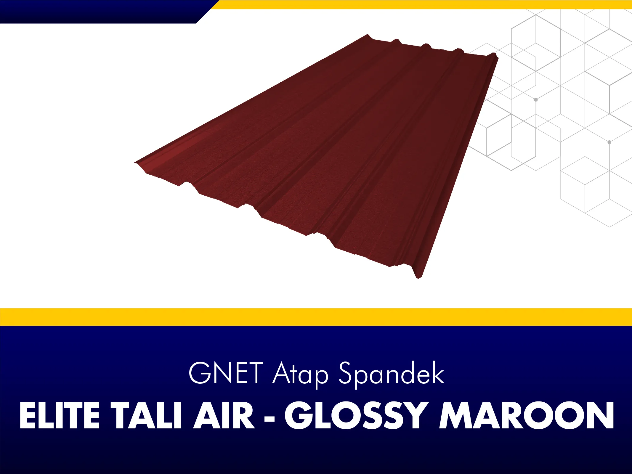 FRAME PRODUCT 2_GNET ROOF DECK - ELITE TALI AIR TYPE MAROON