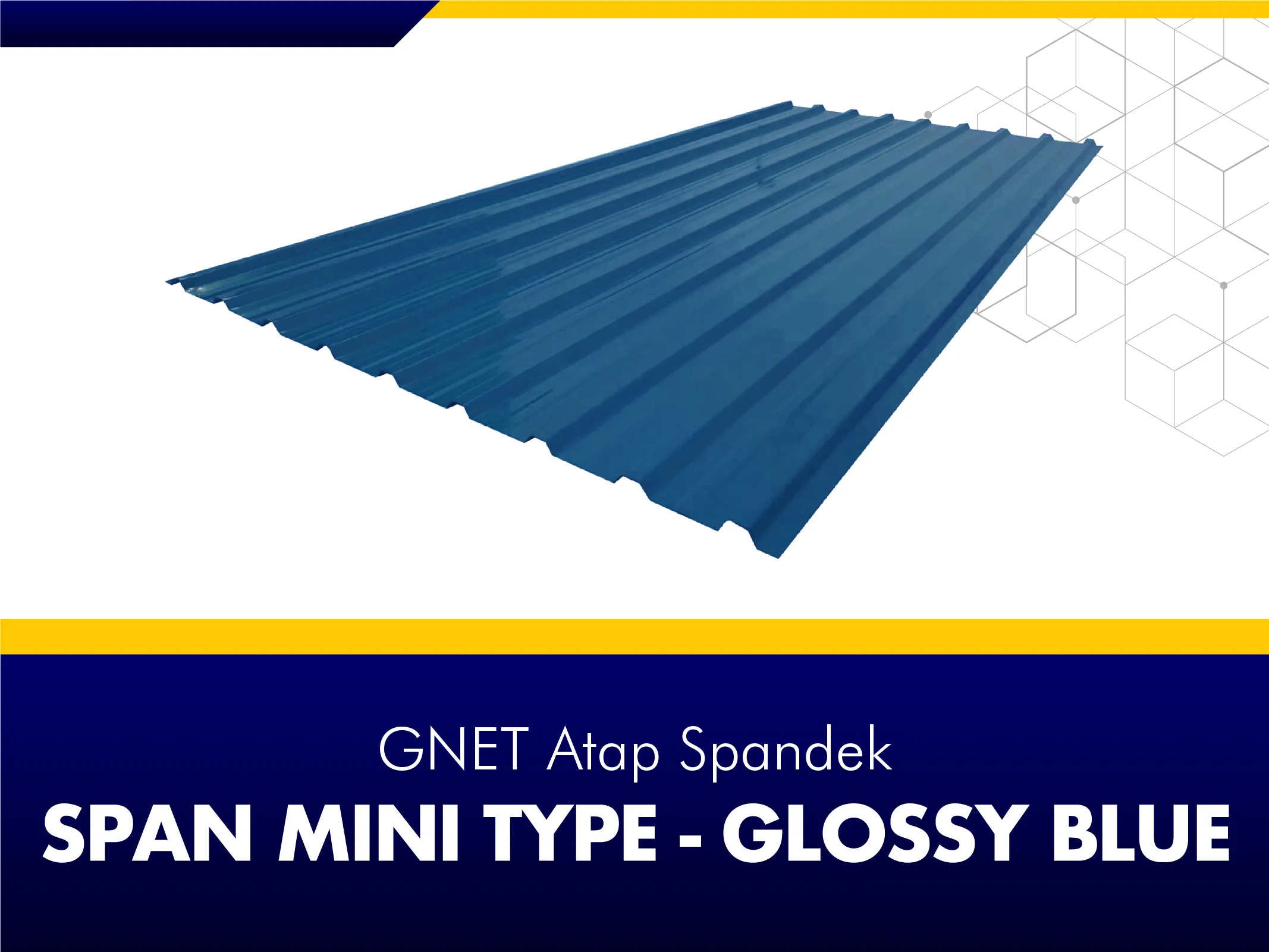 FRAME PRODUCT 2_GNET ROOF DECK - SPAN MINI TYPE BLUE