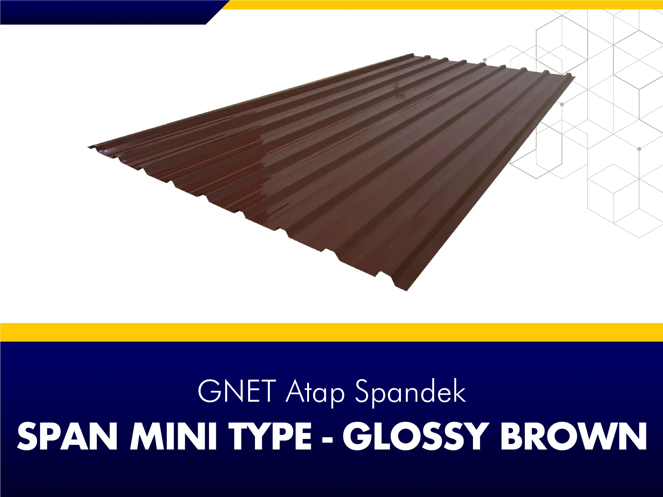 FRAME PRODUCT 2_GNET ROOF DECK - SPAN MINI TYPE COKELAT