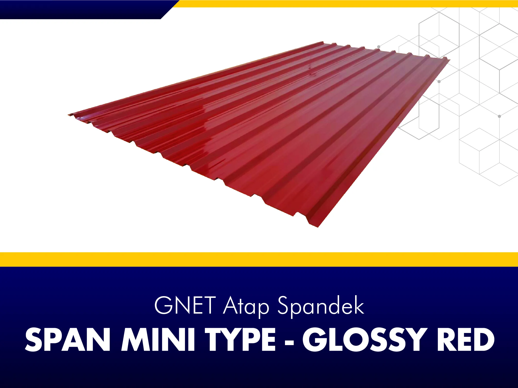 FRAME PRODUCT 2_GNET ROOF DECK - SPAN MINI TYPE RED