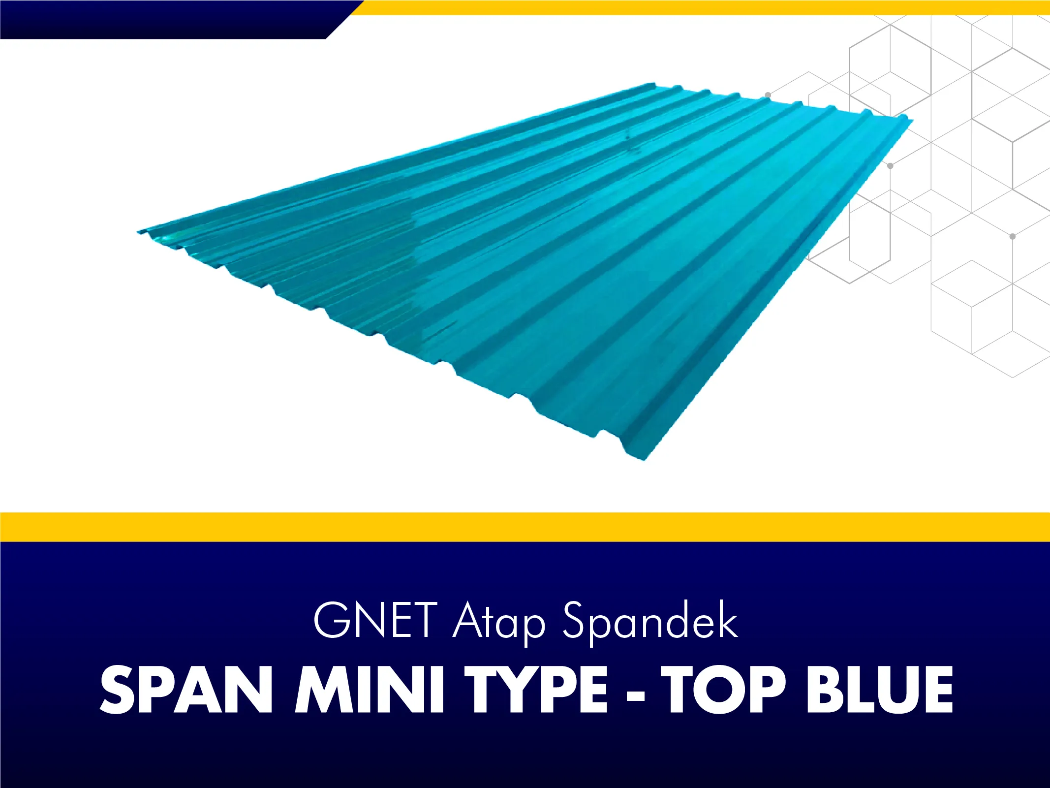 FRAME PRODUCT 2_GNET ROOF DECK - SPAN MINI TYPE TOP BLUE