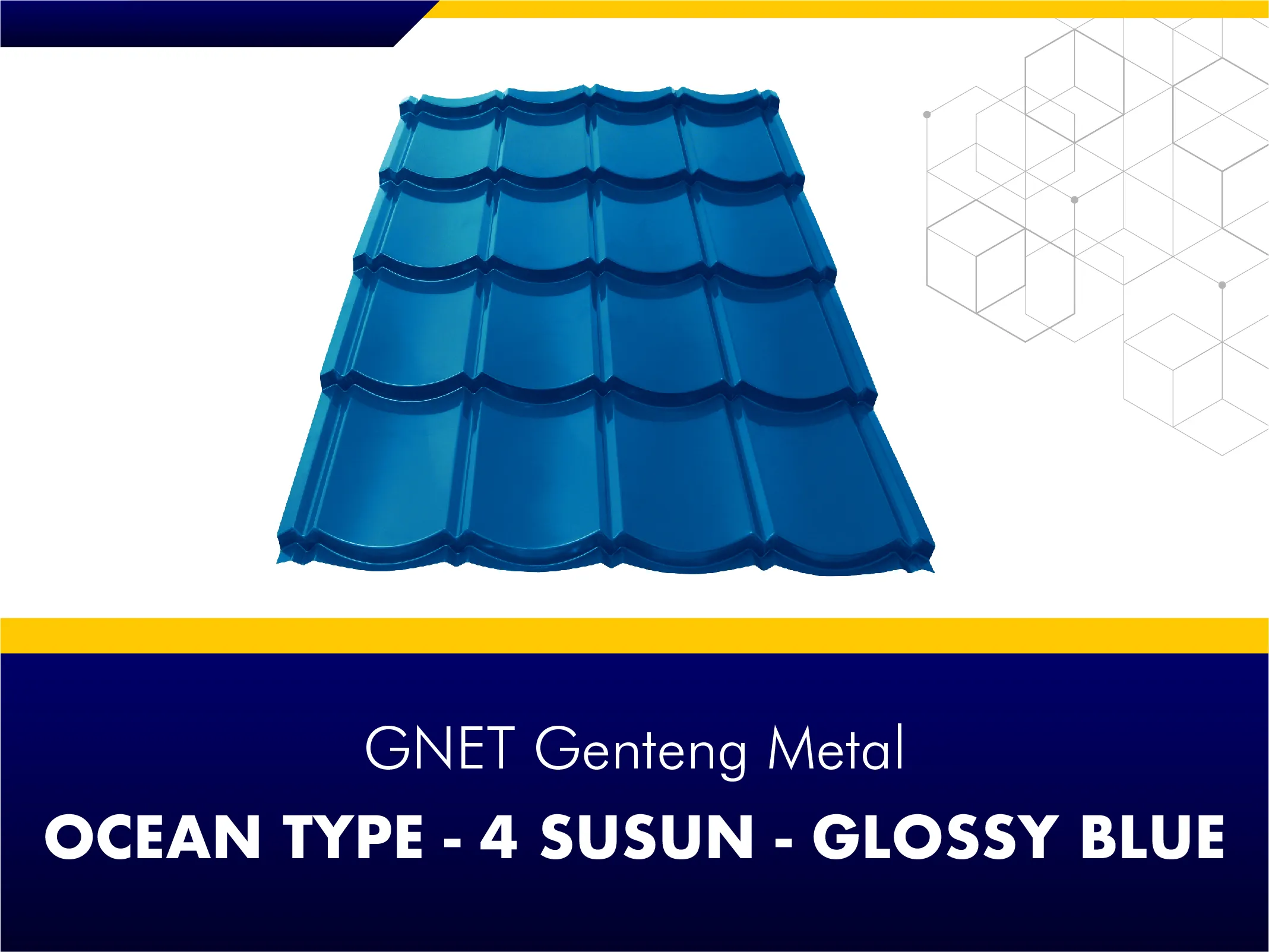 GNET Genteng Metal_GNET GENTENG METAL - MOUNTAIN TYPE 4 SUSUN BLUE