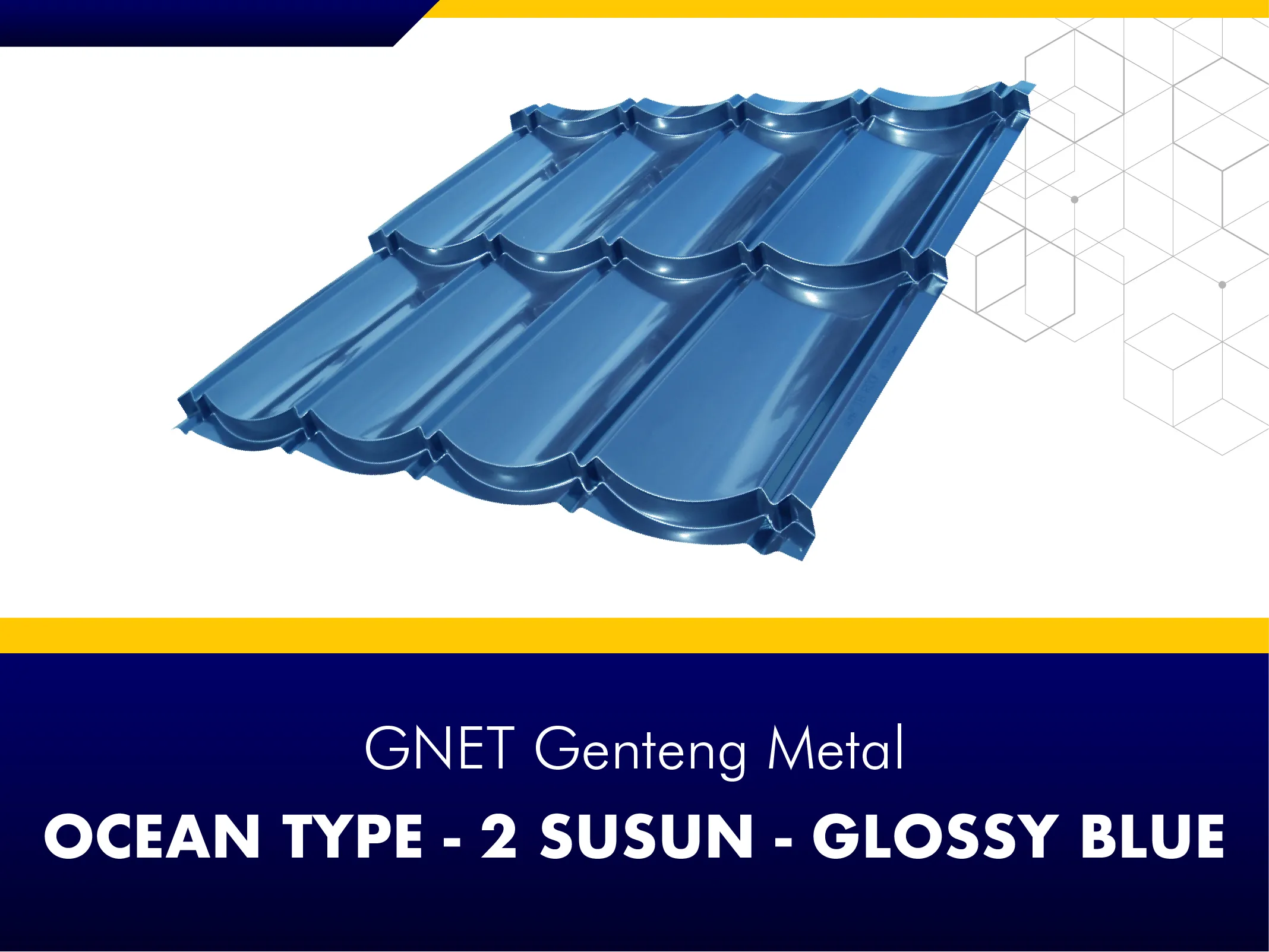 GNET Genteng Metal_GNET GENTENG METAL - OCEAN TYPE BIRU