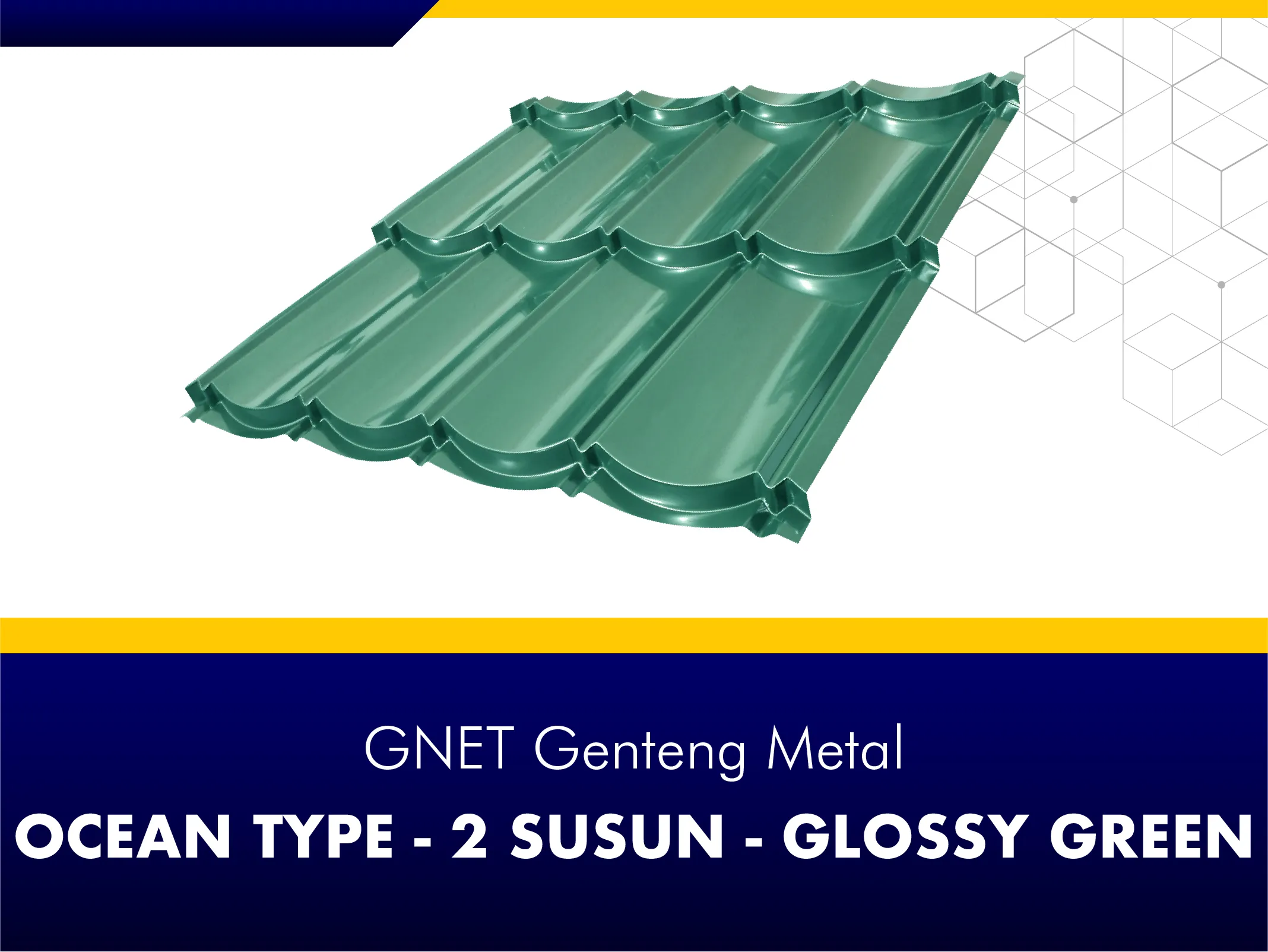 GNET Genteng Metal_GNET GENTENG METAL - OCEAN TYPE GREEN