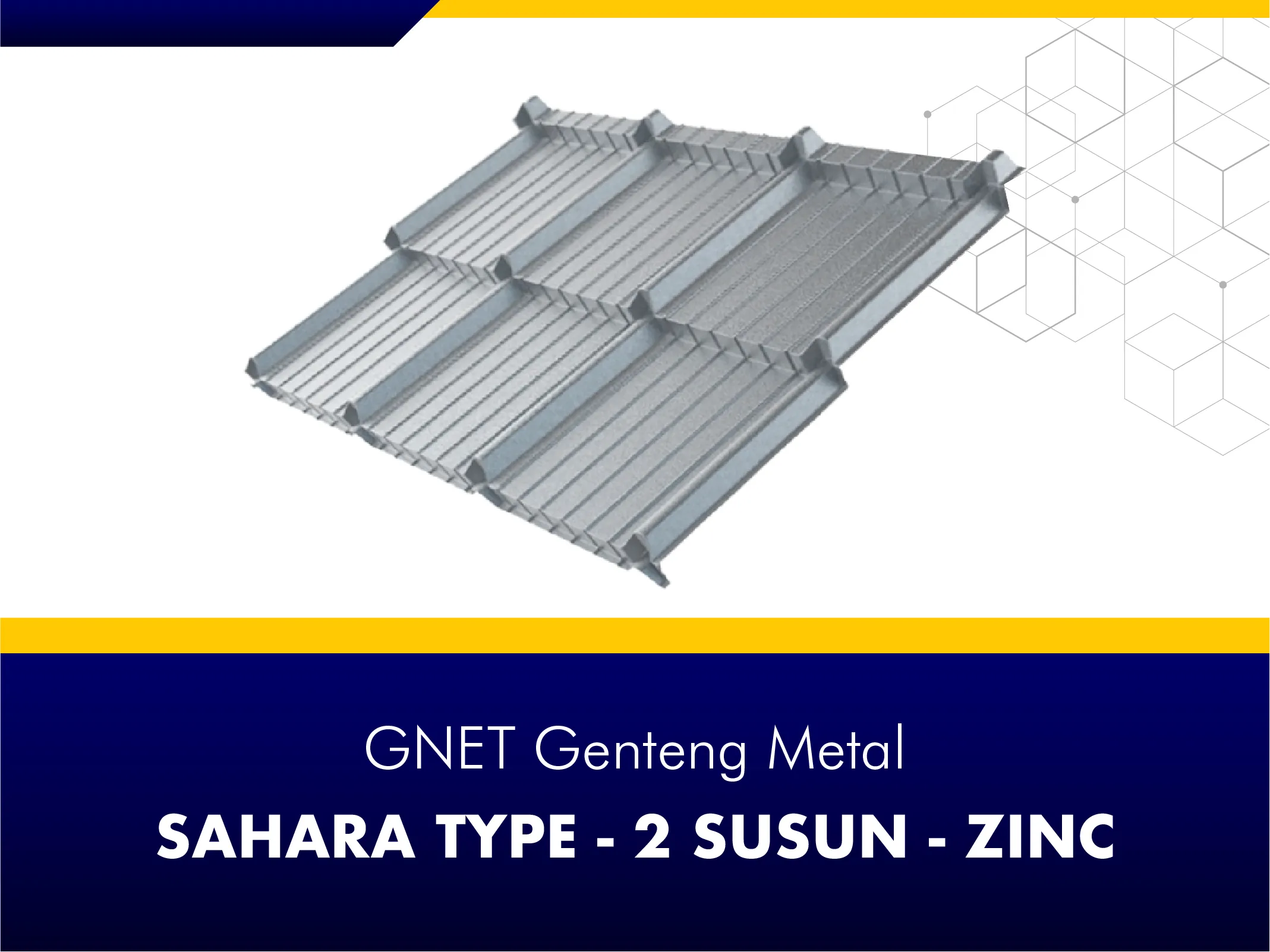GNET Genteng Metal_GNET GENTENG METAL - SAHARA TYPE ZINCALUME