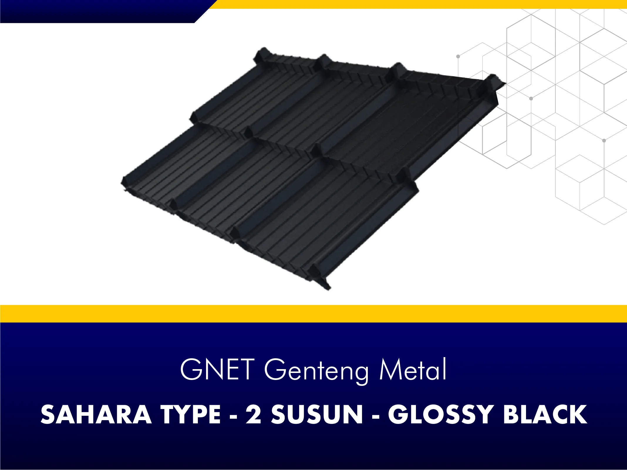 GNET Genteng Metal_GNET GENTENG METAL - SAHARA TYPE BLACK