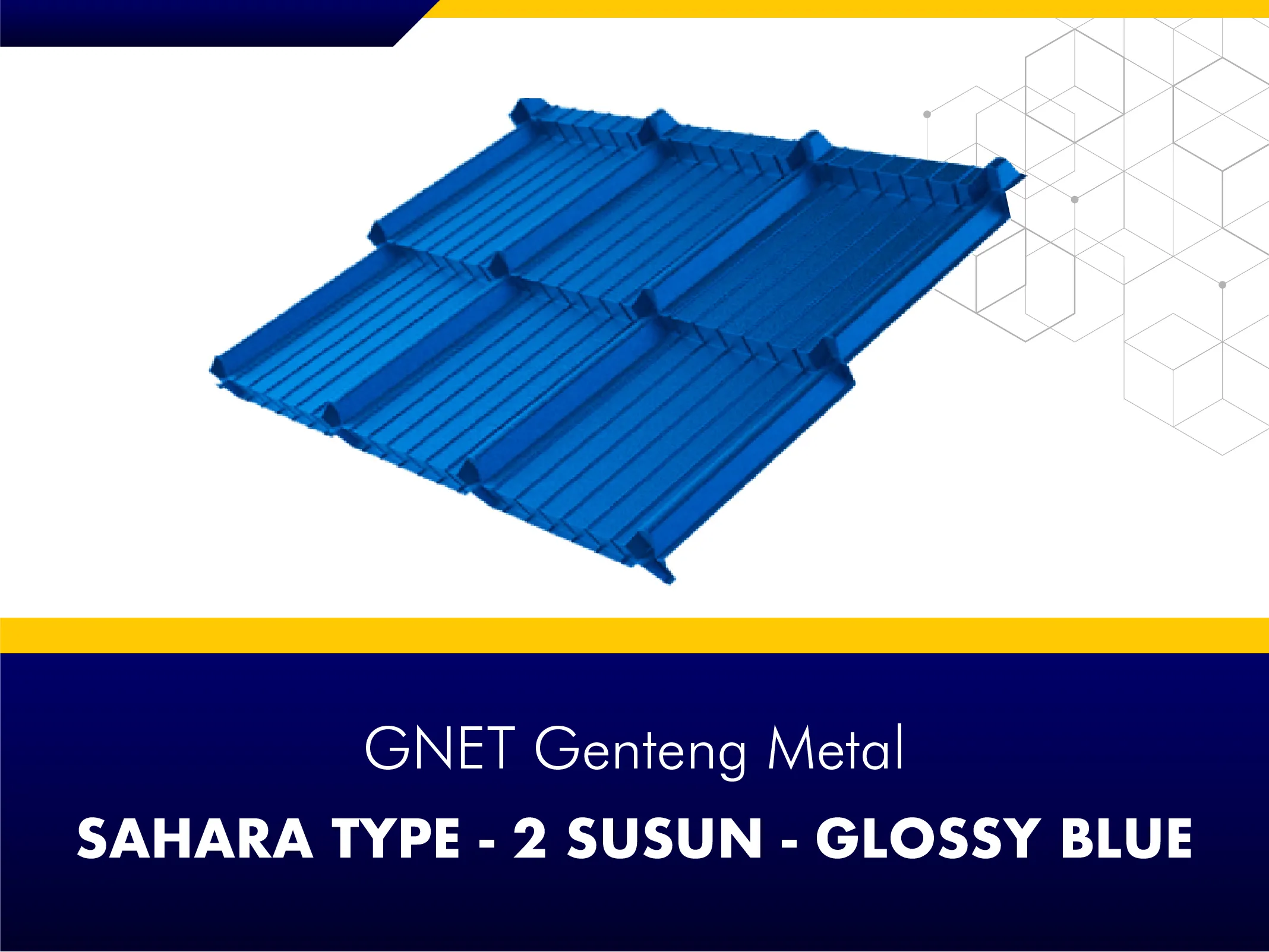 GNET Genteng Metal_GNET GENTENG METAL - SAHARA TYPE BLUE