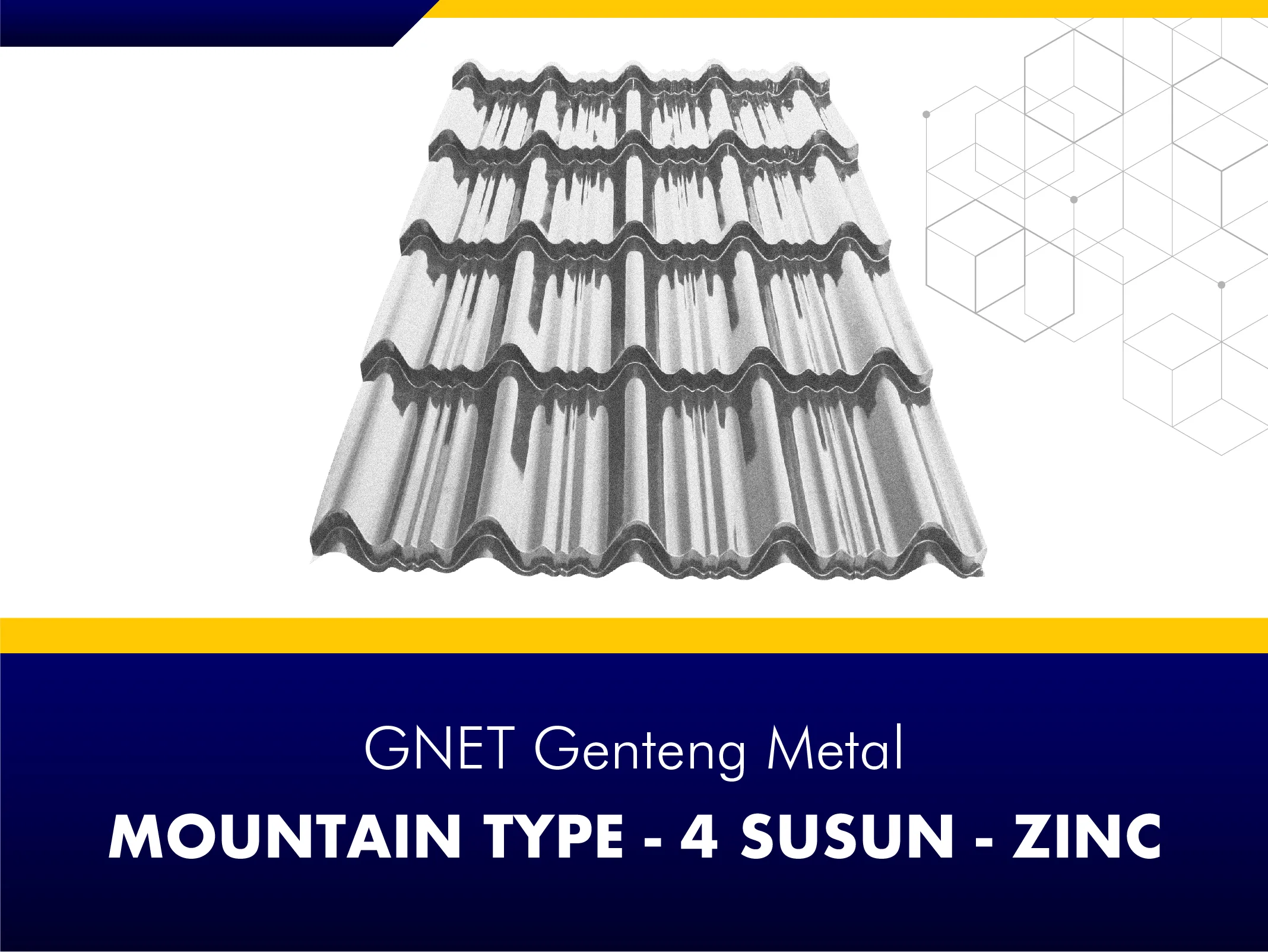 GNET Genteng Metal_GNET GENTENG METAL - MOUNTAIN TYPE 4 ZINCALUME