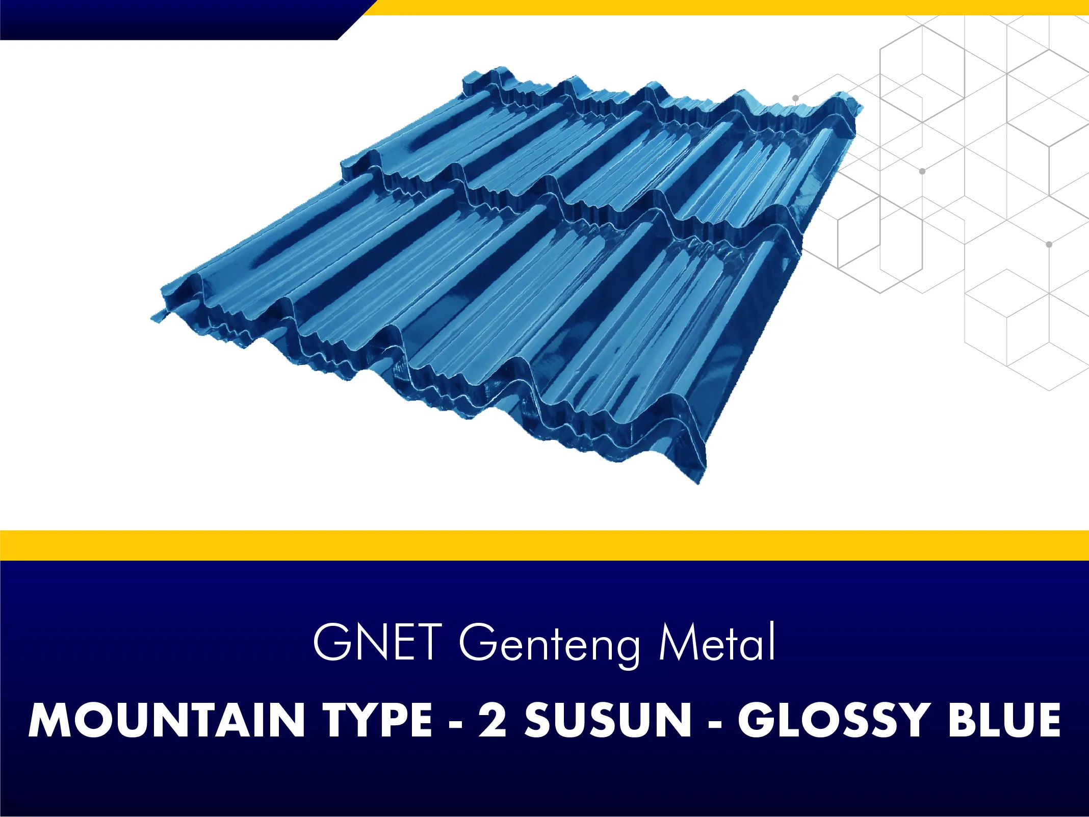 GNET Genteng Metal_GNET GENTENG METAL - MOUNTAIN TYPE BLUE