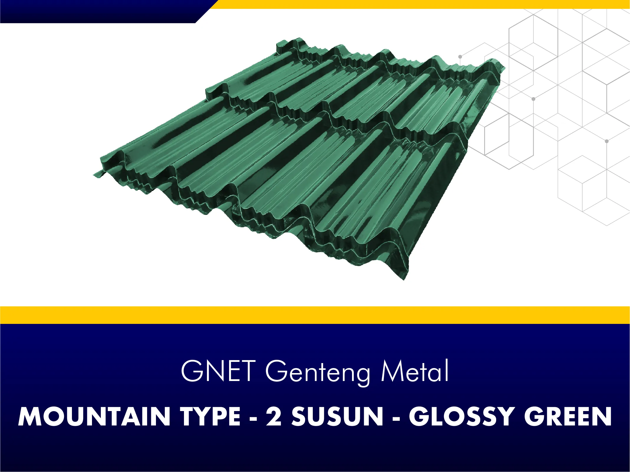 GNET Genteng Metal_GNET GENTENG METAL - MOUNTAIN TYPE GREEN